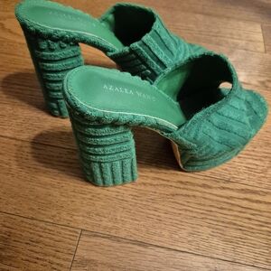 Azalea Wang Chunky Platform Heels
